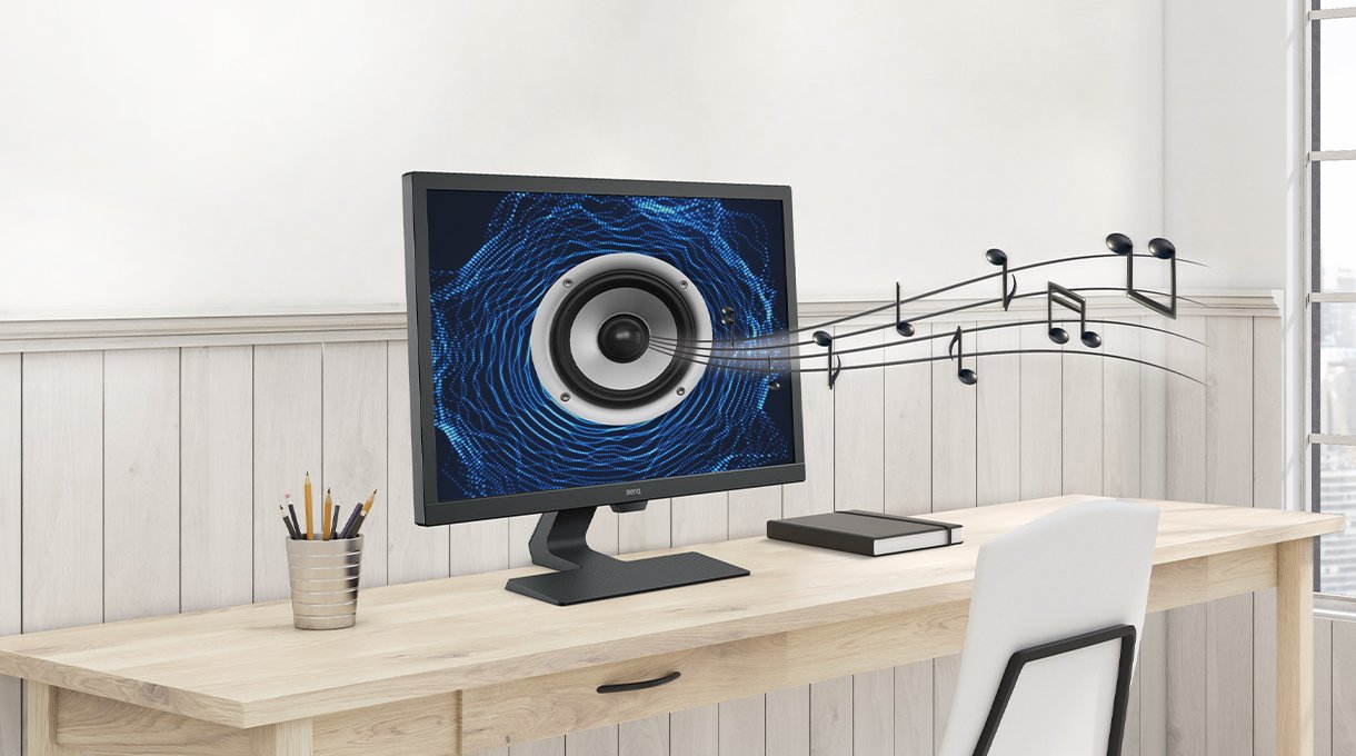 benq gl2780 integrated speakers provide an immersive experience