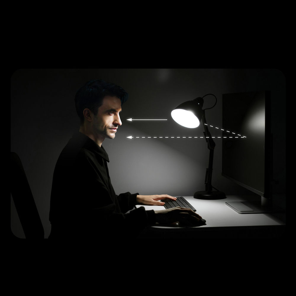 Curved Monitor Light Bar for Dark Room | ScreenBar Halo 2