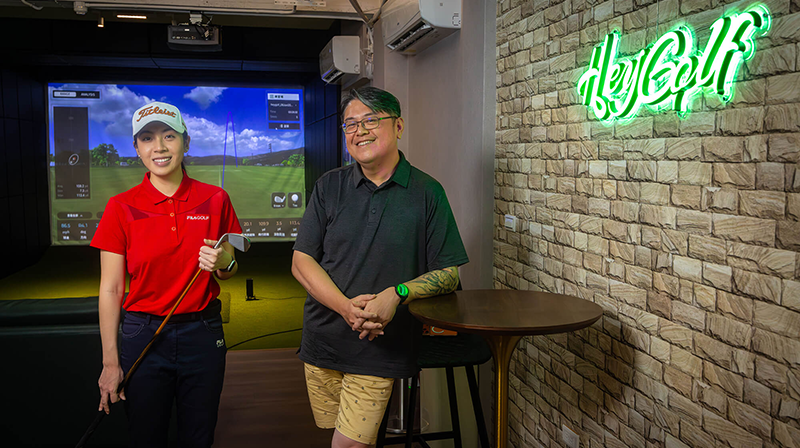 BenQ、Hey Golf 共同打造室內高爾夫社交秘境
