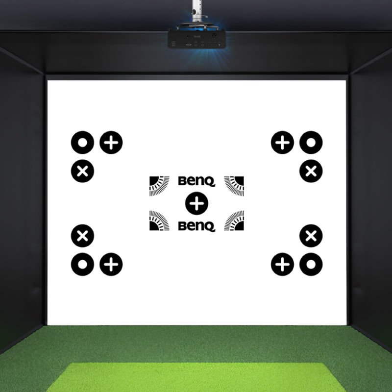 benq auto screen fit for golf for easy full screen setup quick projector alignment