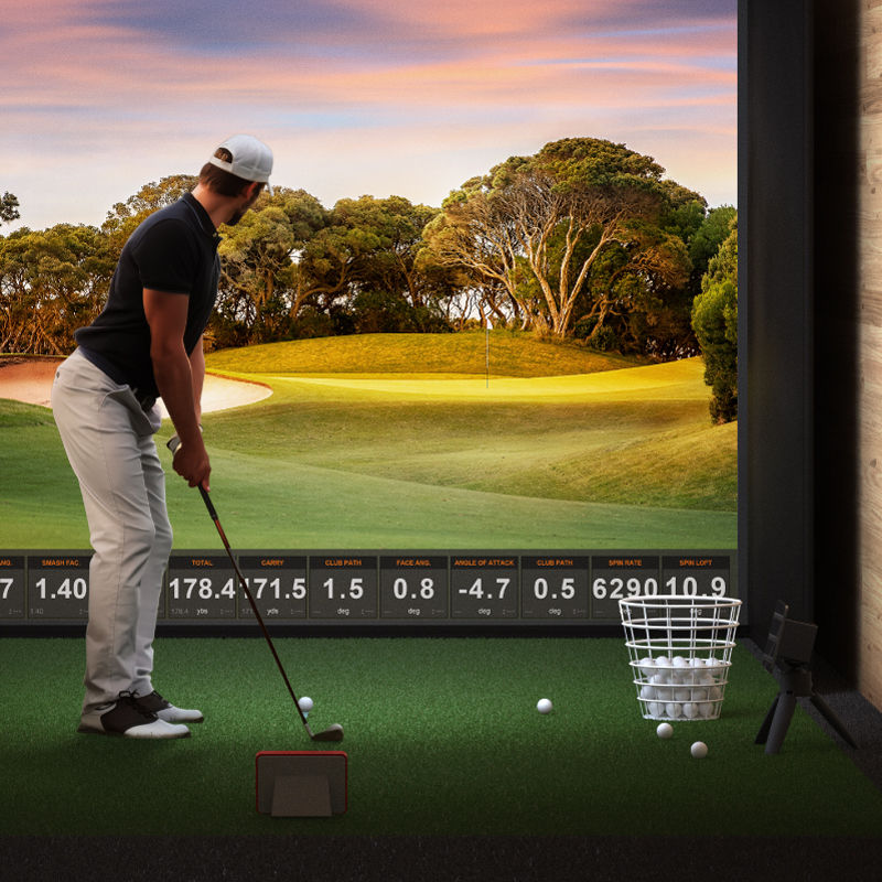 first time diy golf sim projector