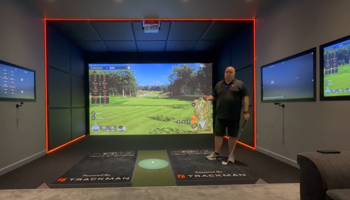  New Golf Simulator Projector in our showroom!!