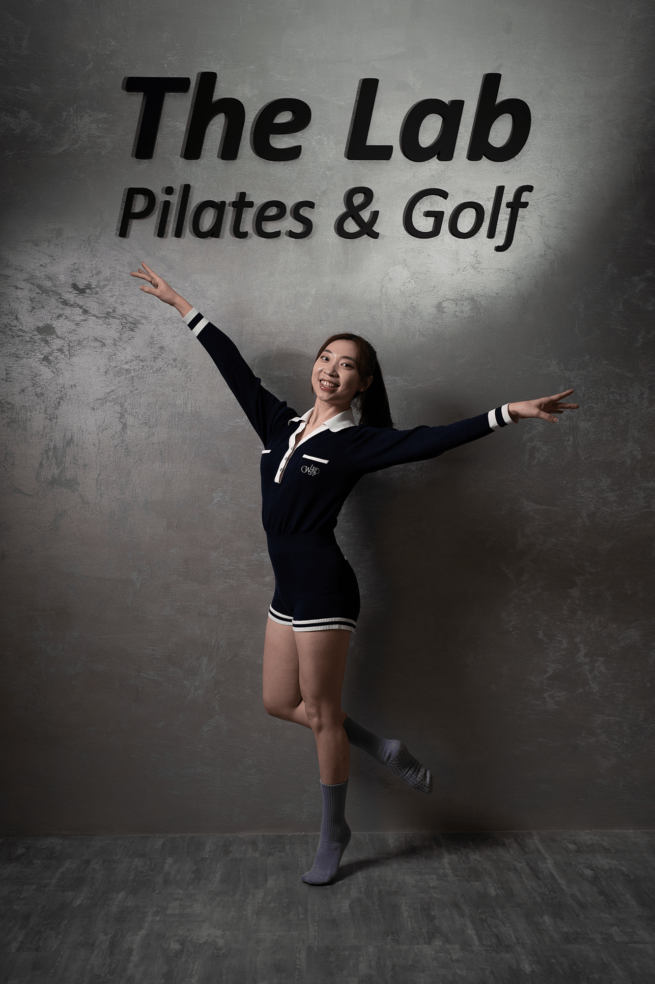 The Lab – Pilates & Golf 創辦人藍晴。她說，最好的教學，是有一天學生不再需要回來——因為身體已經記住了。