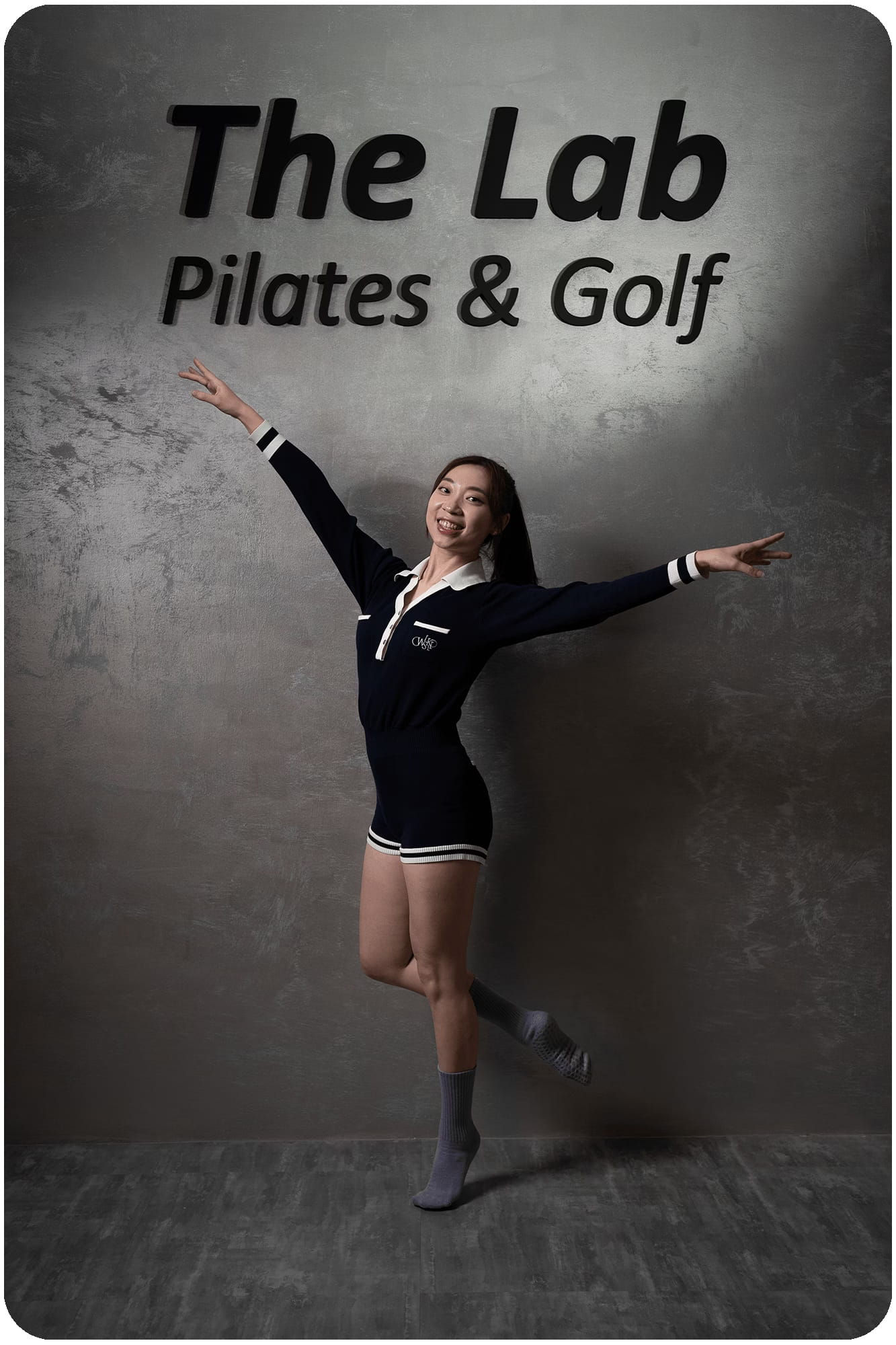 The Lab – Pilates & Golf 創辦人藍晴。她說，最好的教學，是有一天學生不再需要回來——因為身體已經記住了。