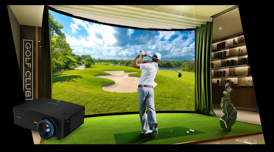 Golf Simulator Projectors: Epson EB-PU1006W vs BenQ Laser Projectors
