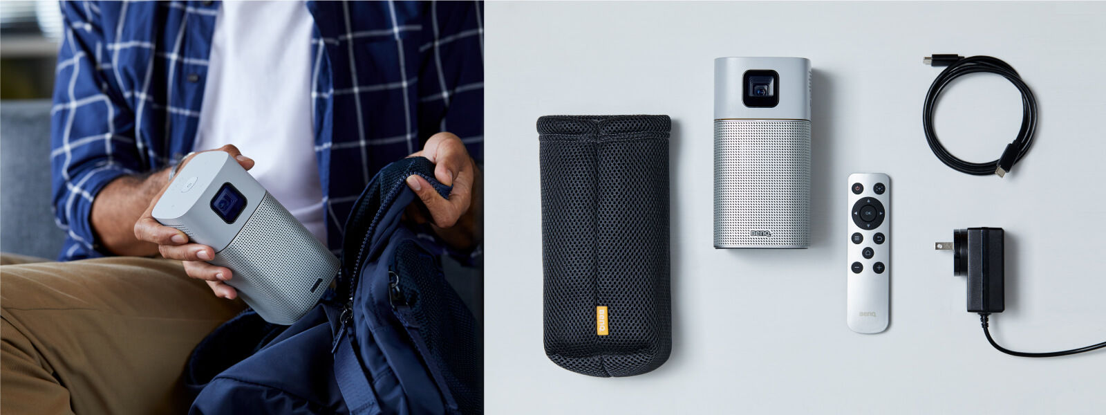 GV1 Kablosuz Eğlence için Taşınabilir Projektör BenQ Türkiye