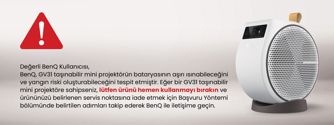 GV31 | Ekstra Bas ve Kablosuz Hoparlör Modu ile 1080p Taşınabilir