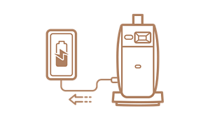 GV32 can be serve as a power supply for mobile devices