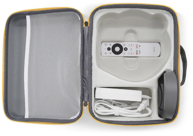 BenQ GV31 Carry Case make your accessories like power bank and remote control stay organized