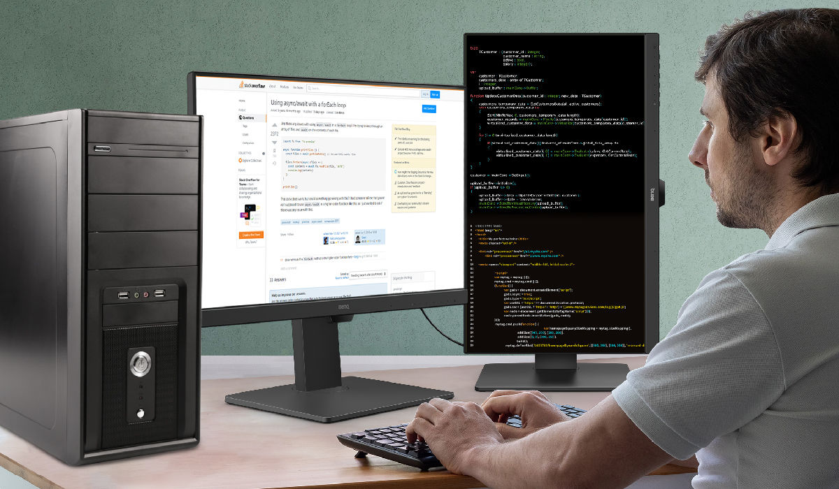 Как определить, нужно ли вам 2 монитора для работы? | BenQ Russia