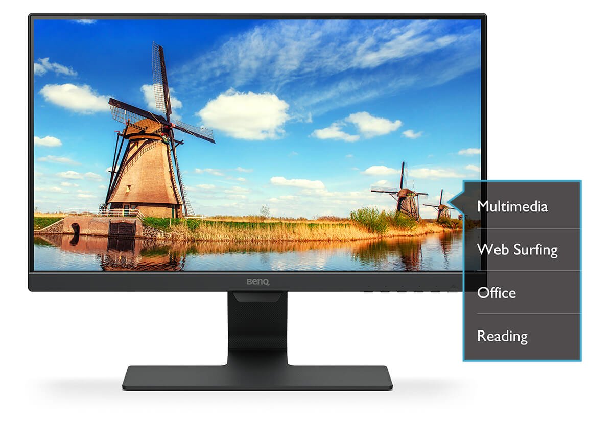 GW2283 Monitors with low blue light technology
