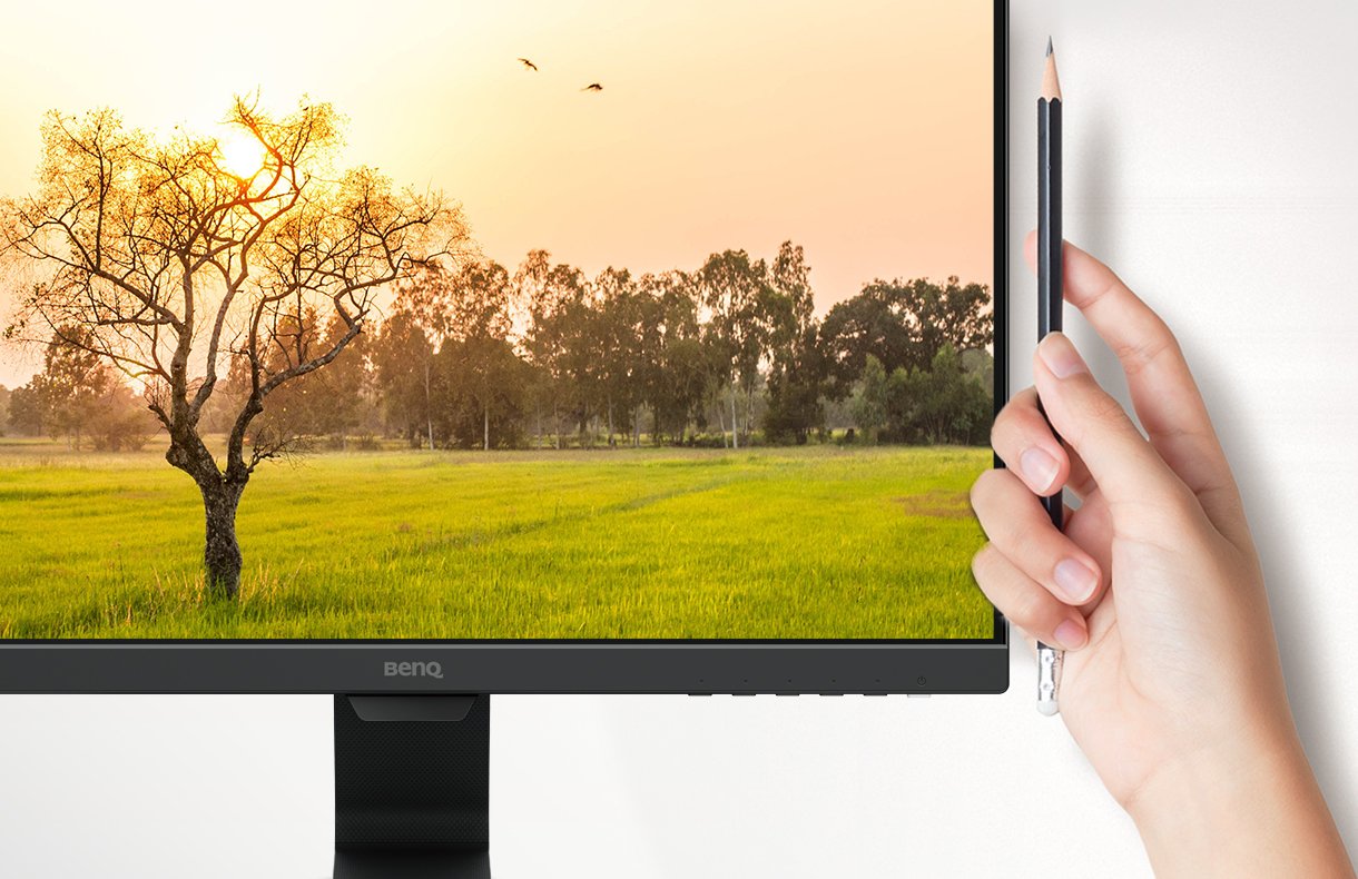 benq gw2283 offers edge-to-edge panel with ultra slim bezels