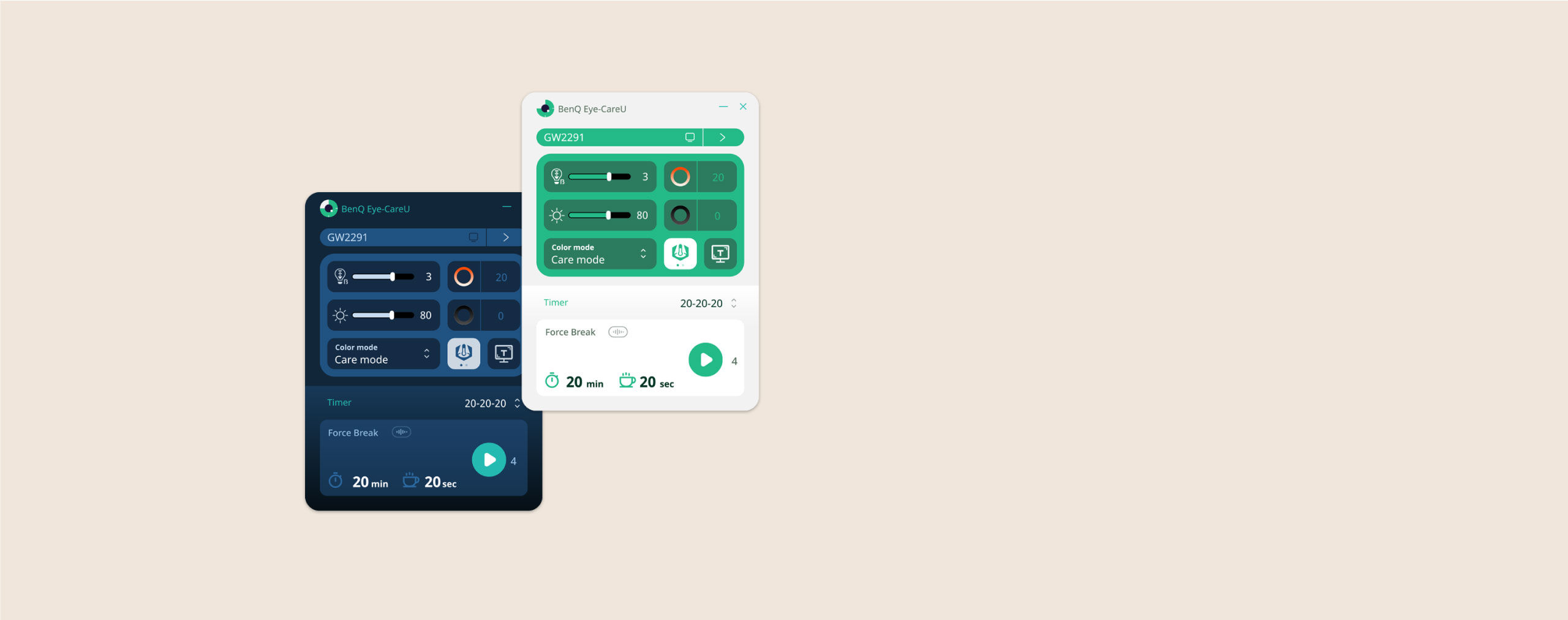 BenQ’s Eye-CareU software is your screen-time sidekick, managing time, lighting, and posture with quick controls that keep you focused