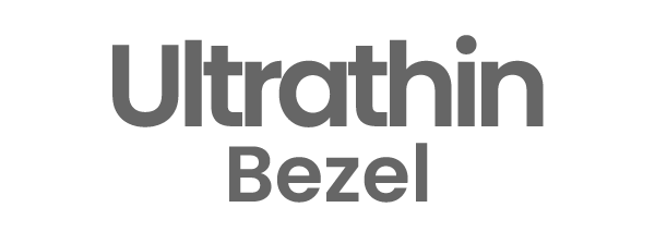 The ultrathin bezels draw your eyes into the screen