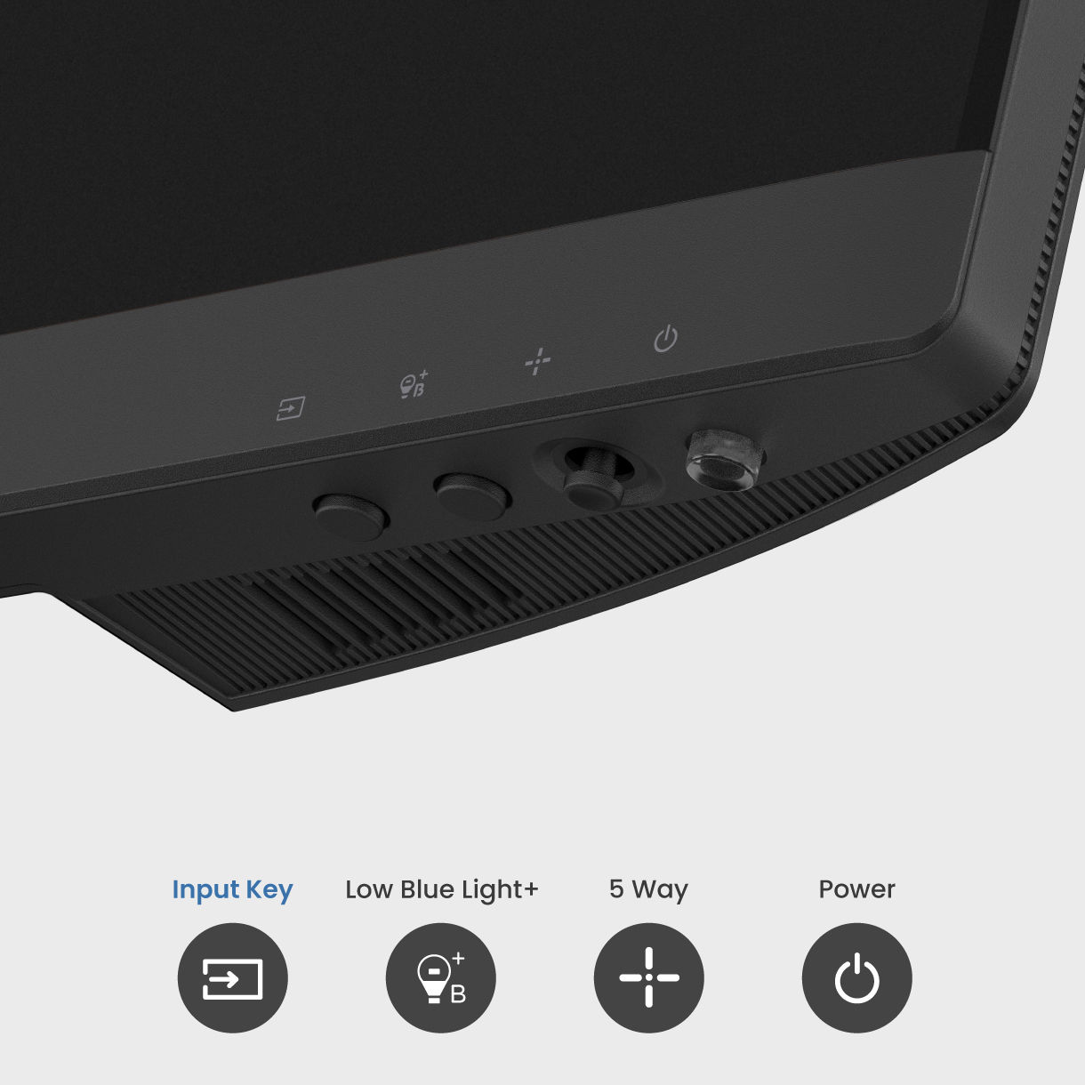 BenQ BL2790 Input Hotkey for quick switching between devices.