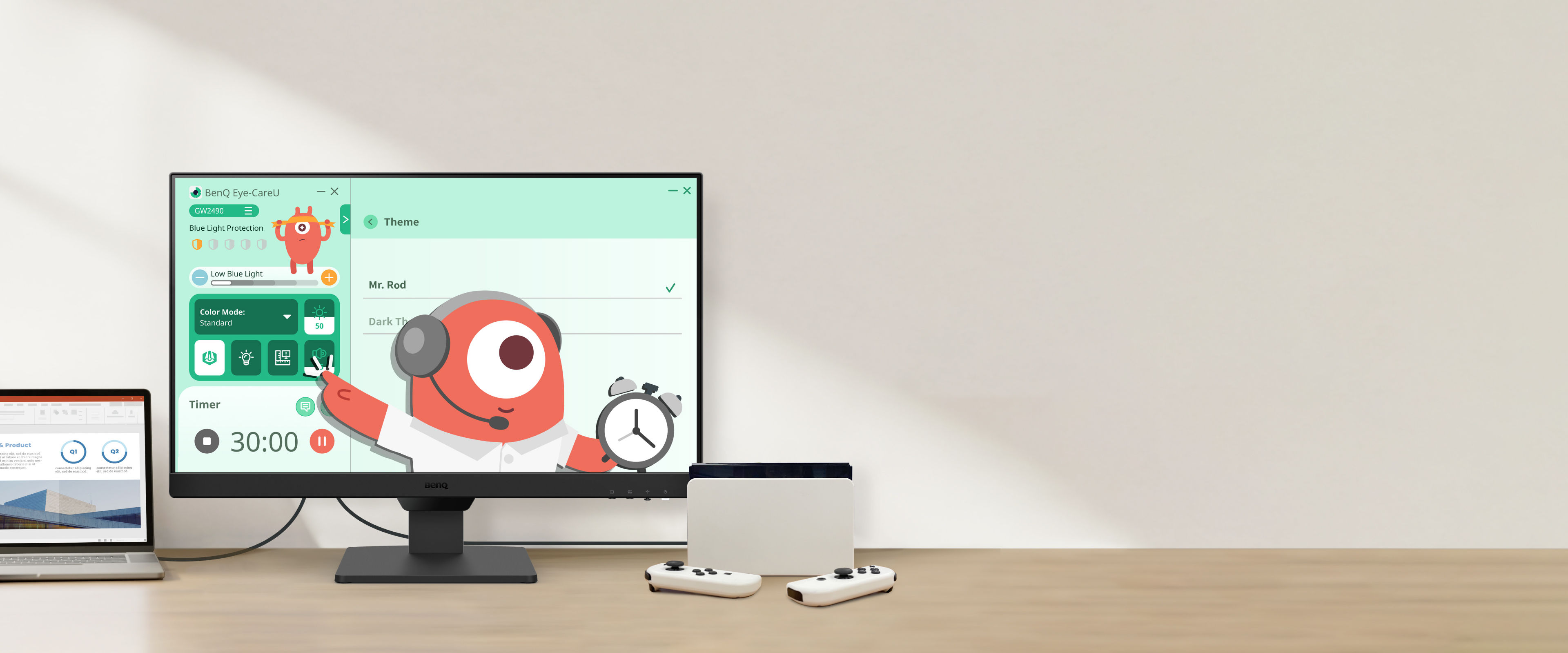 23.8" 1080p Eye-Care IPS 光智慧護眼螢幕 | GW2490