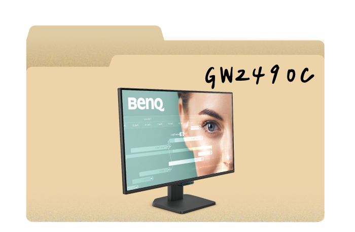 超薄邊框護眼螢幕 GW2490C