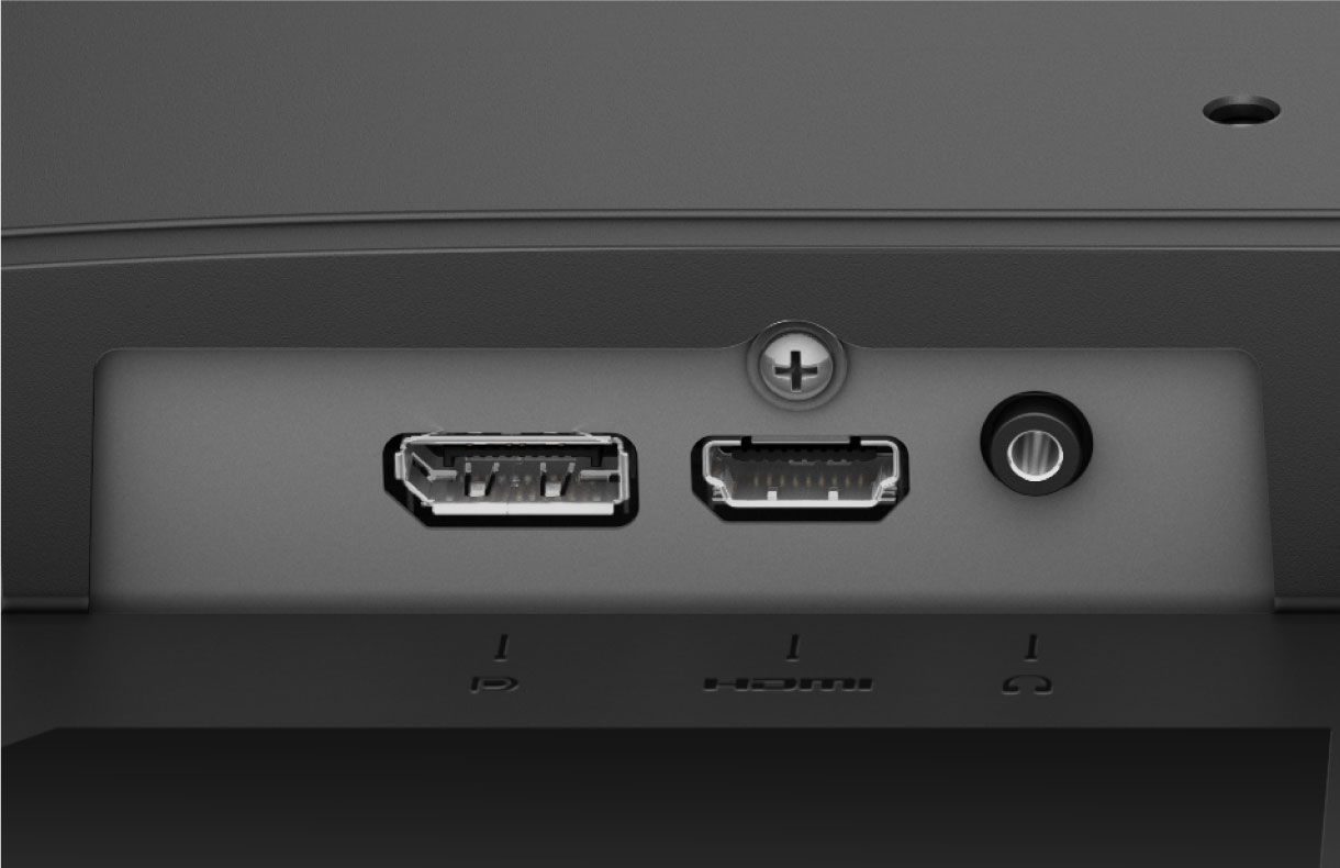 HDMI and DisplayPort connection for fast data transfer and broad device compatibility