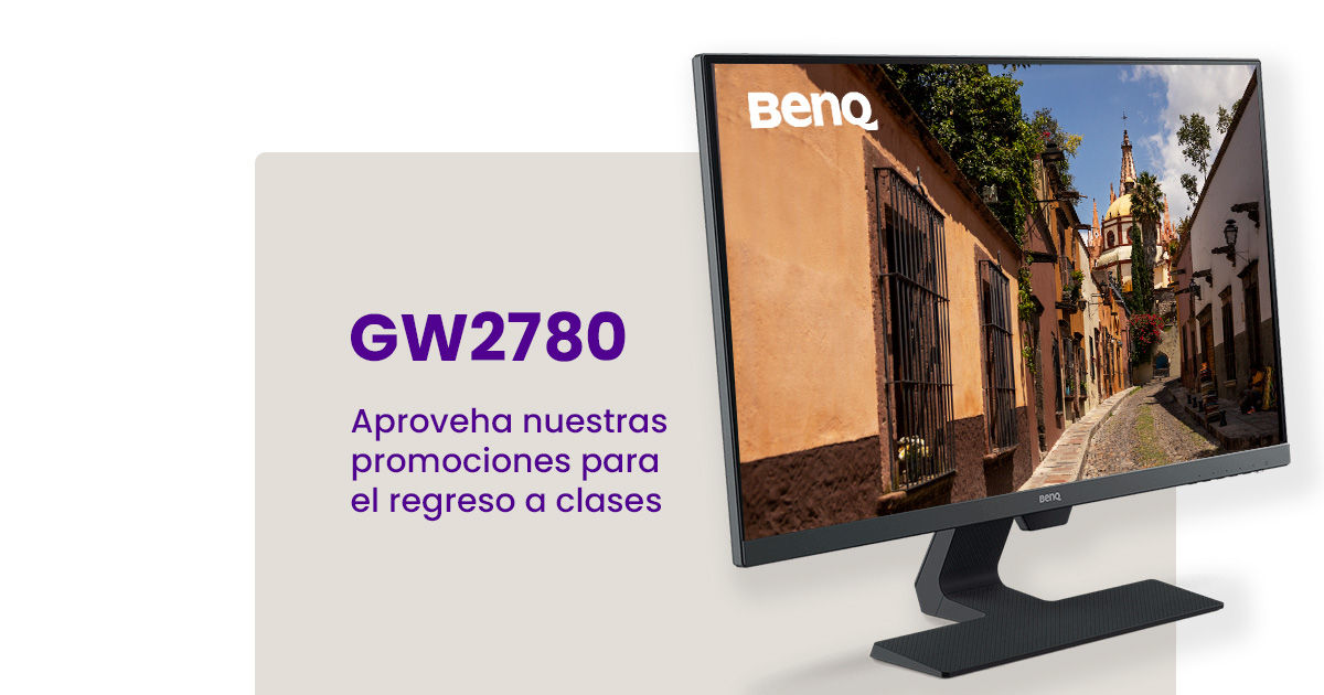 BenQ Monitor de computadora GW2780 IPS 1080P FHD de 27 pulgadas con  altavoces integrados, tecnología patentada de cuidado de los ojos, brillo