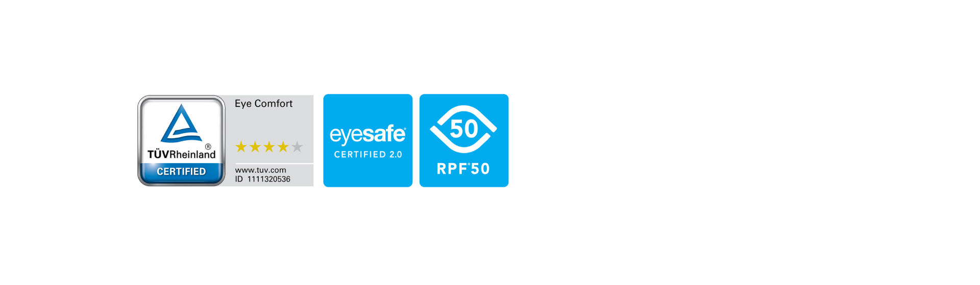 Certified for Eye Comfort 3.0 standard proves GW2790QP protects your eyes all day.