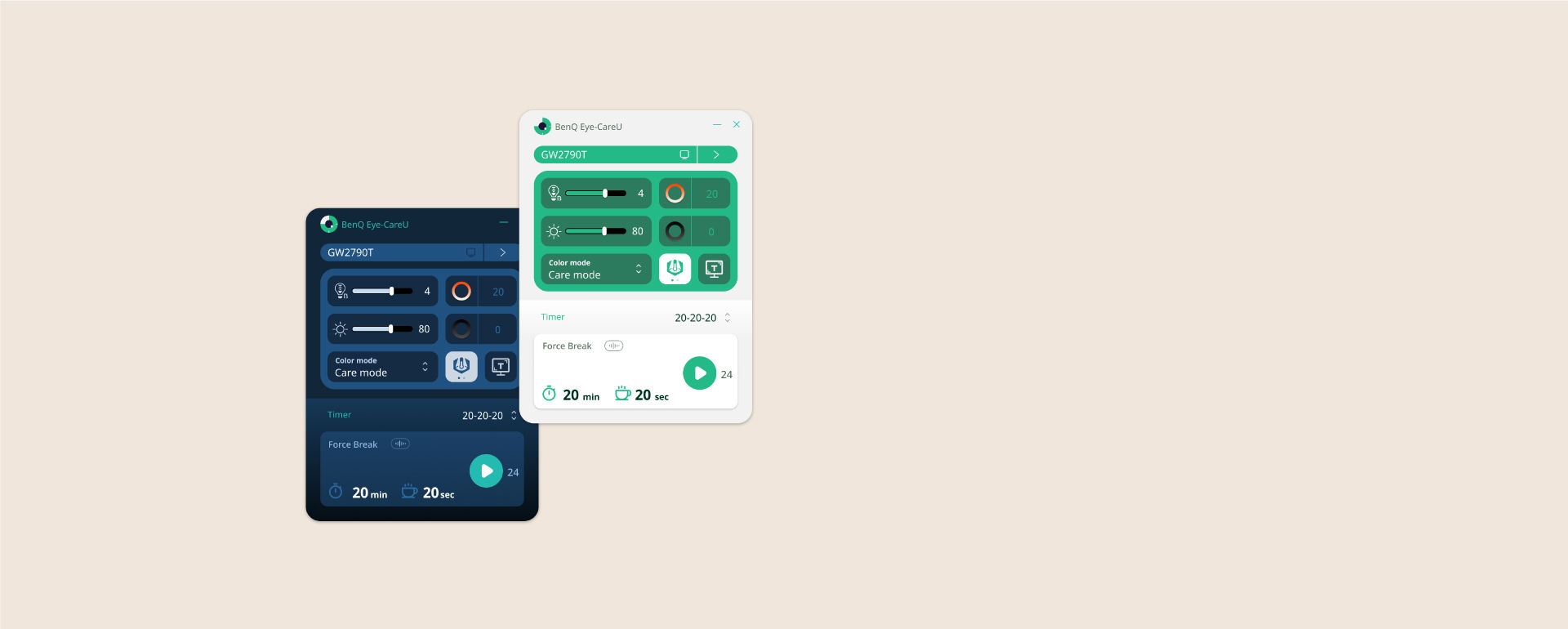 BenQ’s Eye-CareU software is your screen-time sidekick, managing time, lighting, and posture with quick controls that keep you focused