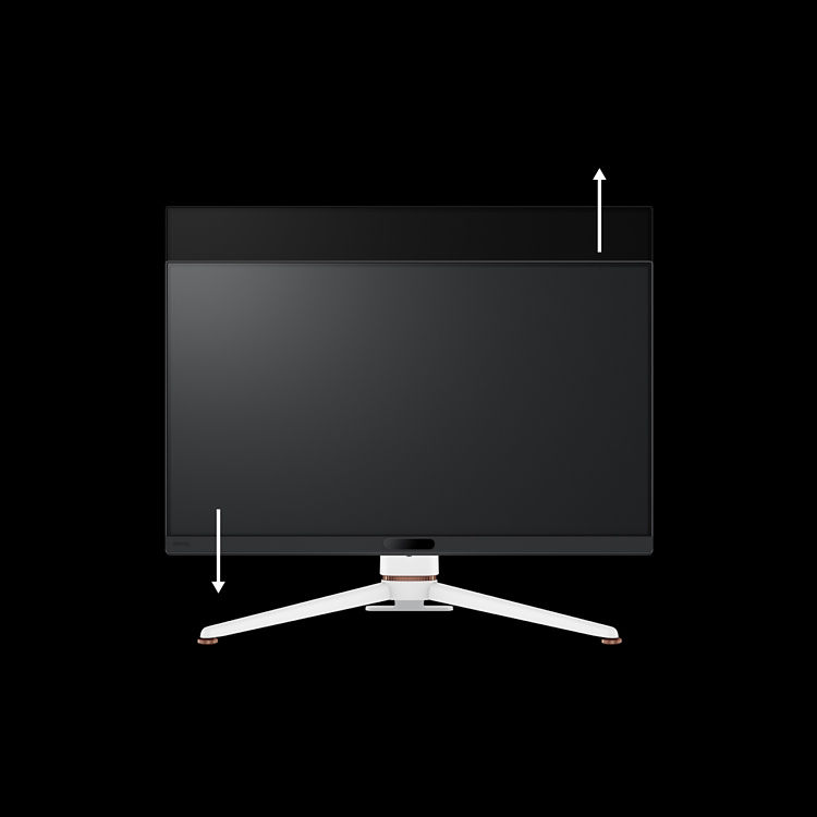 BenQ MOBIUZ EX271Q is flexible for height adjustment to bring you gaming comfort