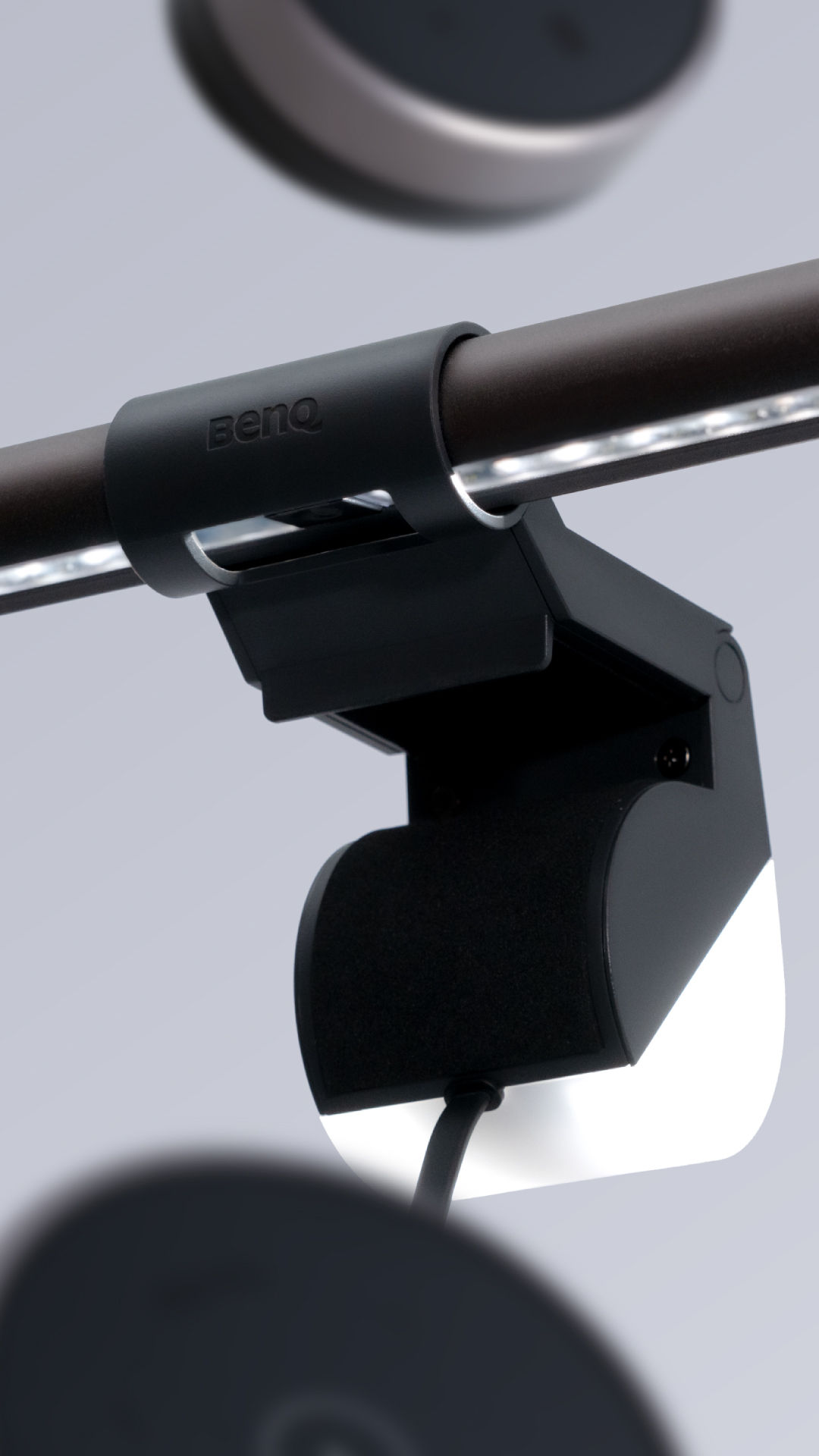 Barre lumineuse de moniteur avec Webcam 1080P, barre d'écran tactile de  40cm, lampe d'ordinateur, luminosité et température de couleur réglables