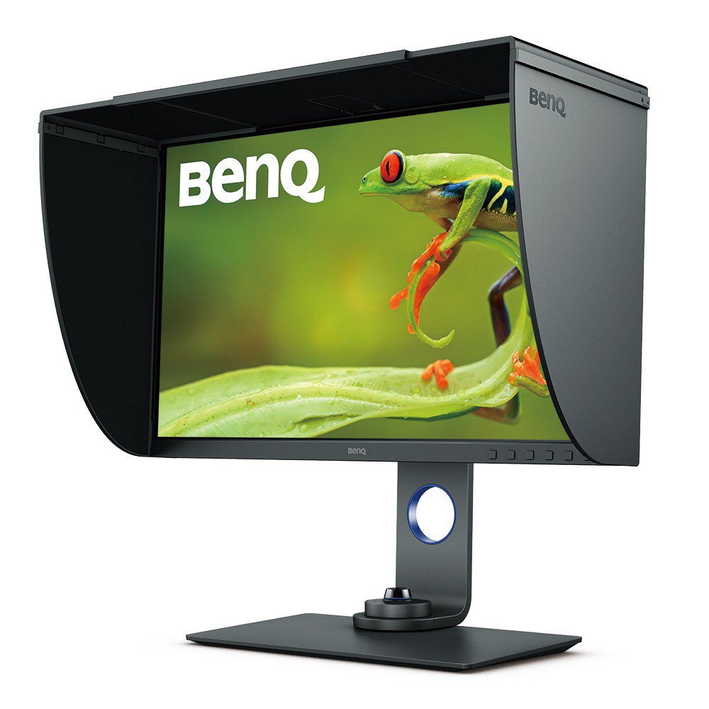 This is BenQ photo editing monitor SW270C which is compatible with 99% Adobe RGB.
