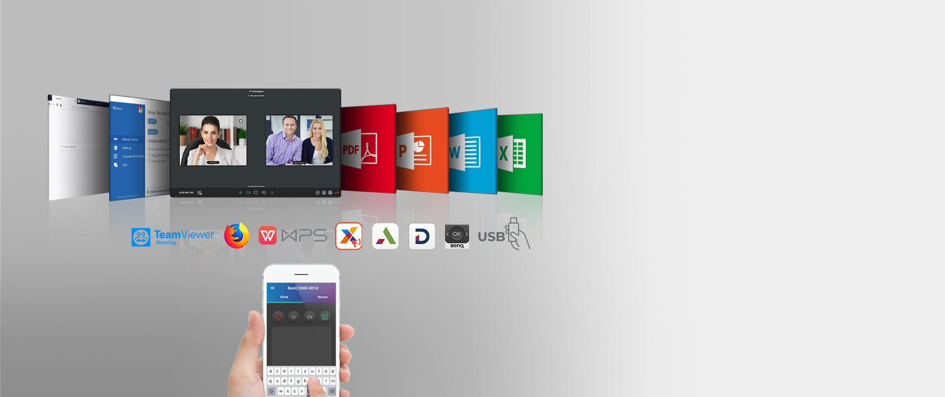 Hassle free PC-less experience with BenQ Wireless Smart Projector for Business 