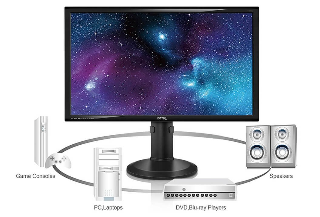 BenQ GW2765HT 2560x1440, IPS, 16:9, HDMI, DisplayPort, DVI-DL, VGA, 4ms, altavoces, altura y rotación ajustable, Eye-care, Low Blue Light, Flicker-free Monitor para PC Desktop de 27 2K QHD