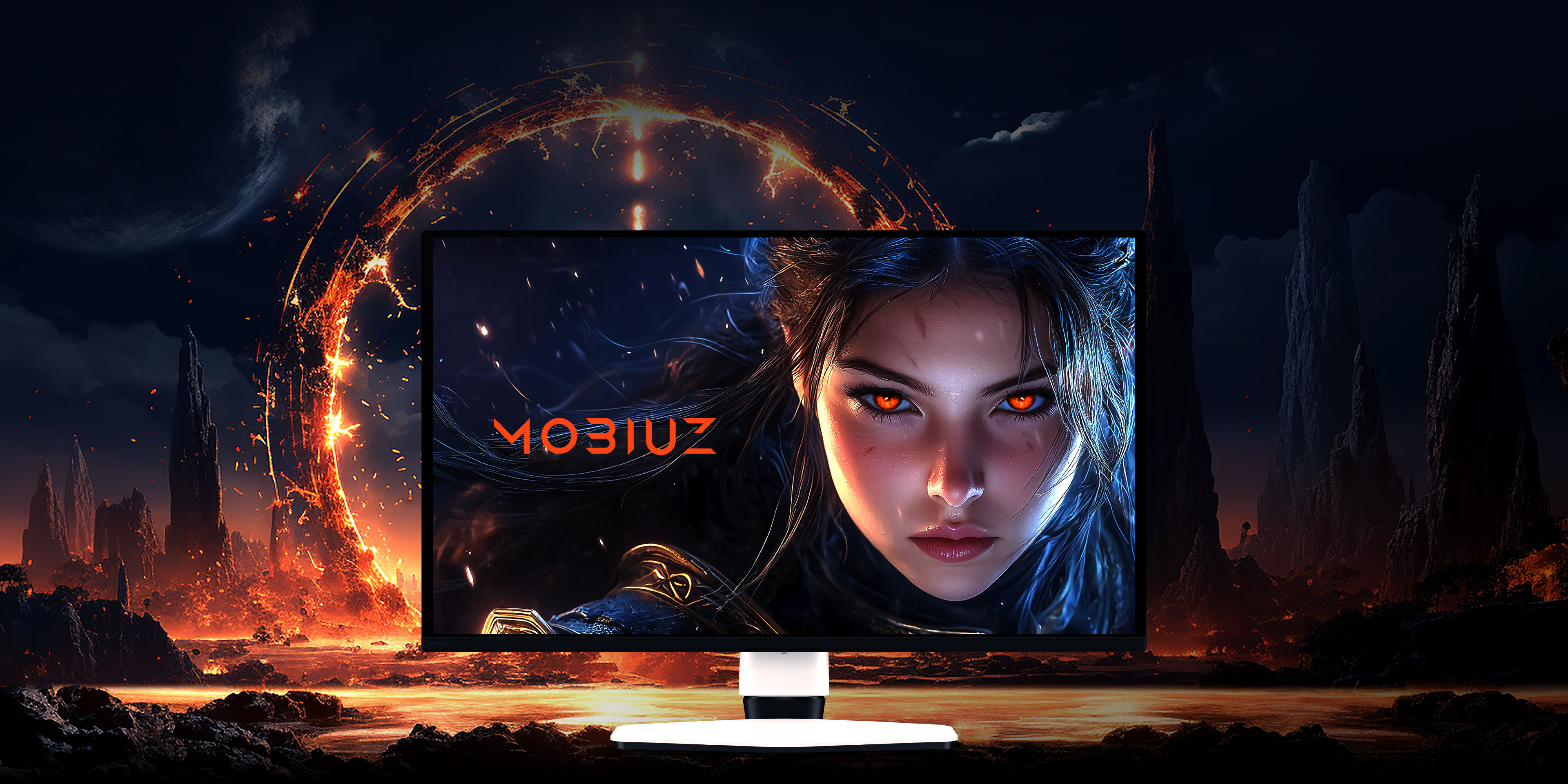Immerse in breathtaking game art on the BenQ MOBIUZ EX271QMZ. Its 3rd Gen QD-OLED, MOBIUZ color tuning, and 240Hz refresh rate deliver unparalleled visual fidelity, making every detail shine.