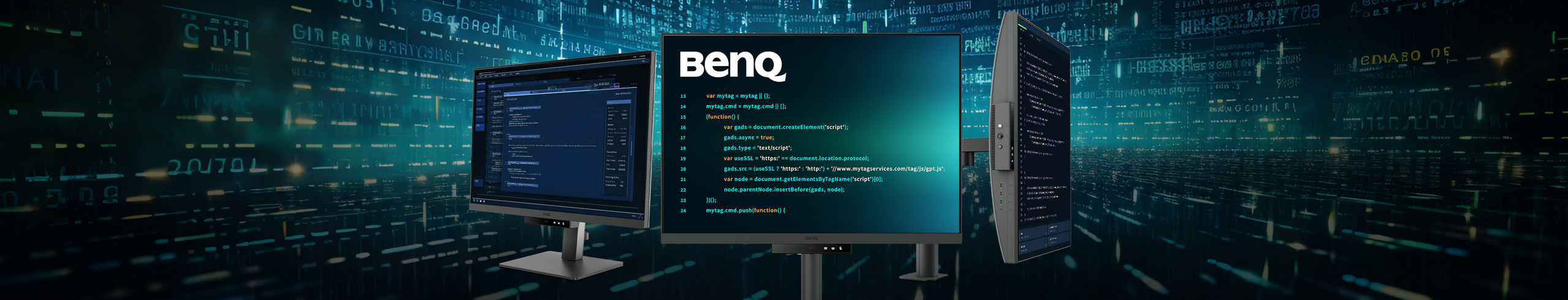 BenQ Programming Monitor RD Series, the world's first line of monitors custom crafted to meet the unique and extensive needs of programmers. 