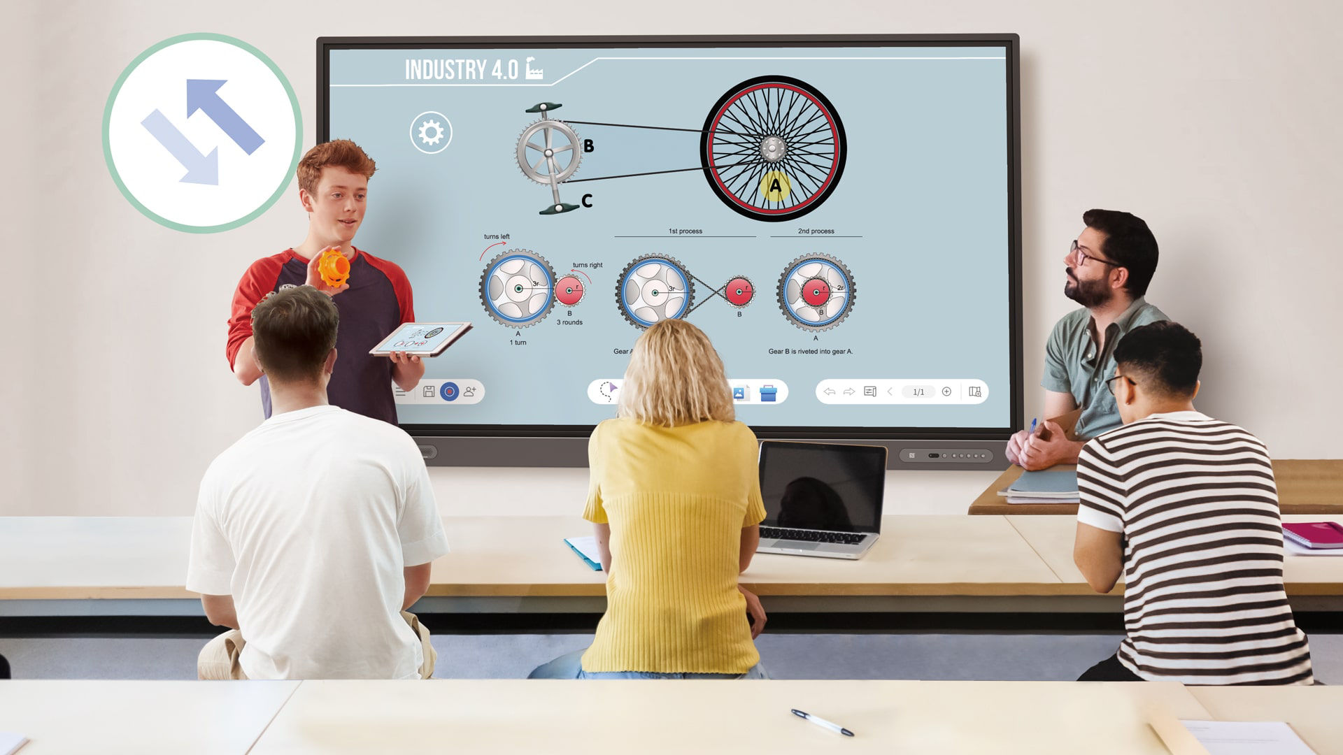 電子黒板 BenQ Board 大学の学部別の画像1