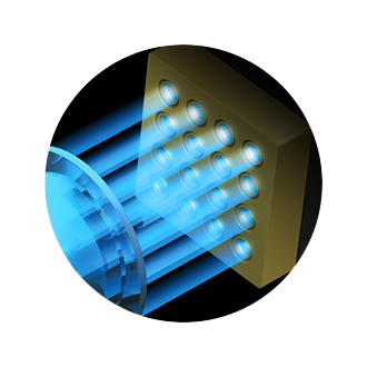 Source lumineuse à haut rendement pour une luminosité supérieure