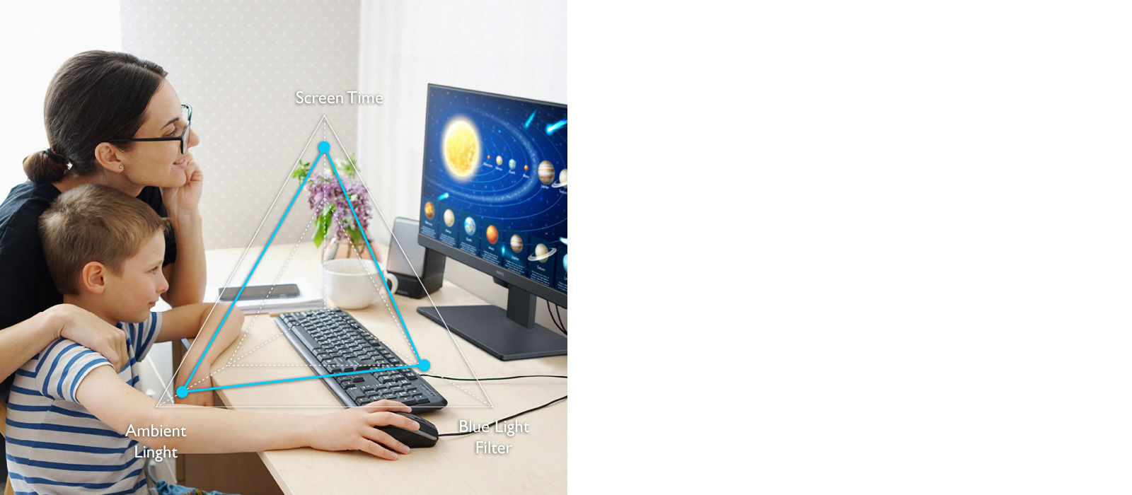 BenQ eye-care monitor for home user