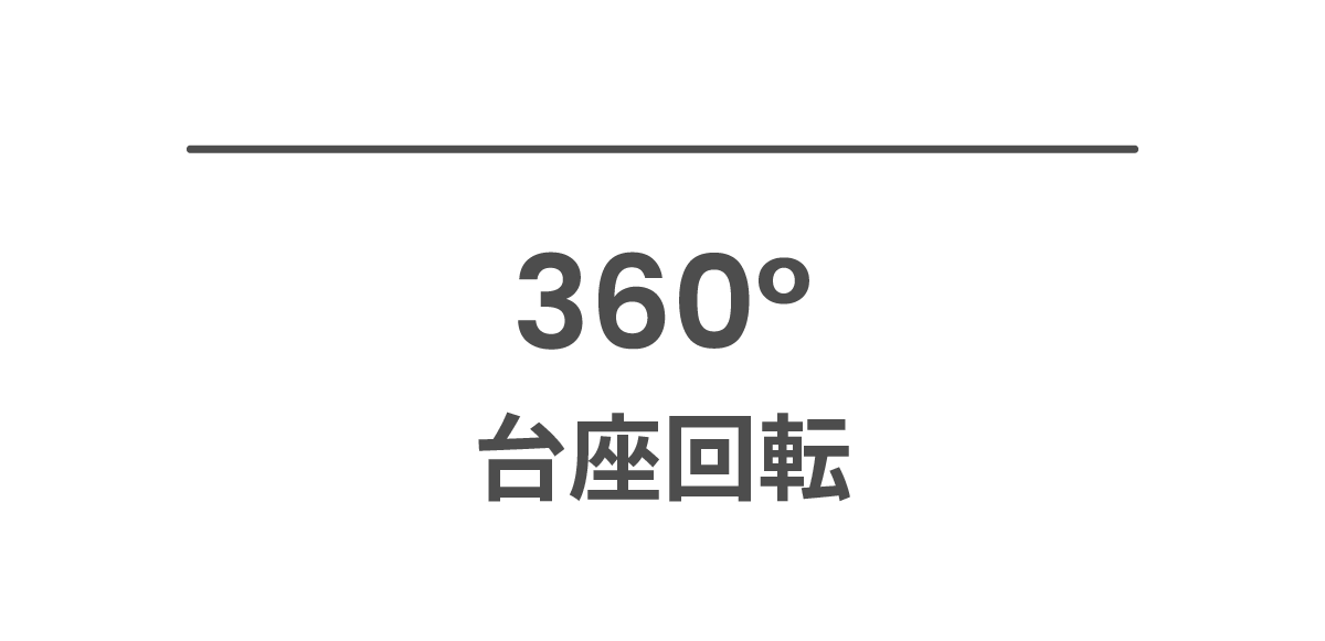 GV50 portable ceiling projector with 360° horizontal rotation