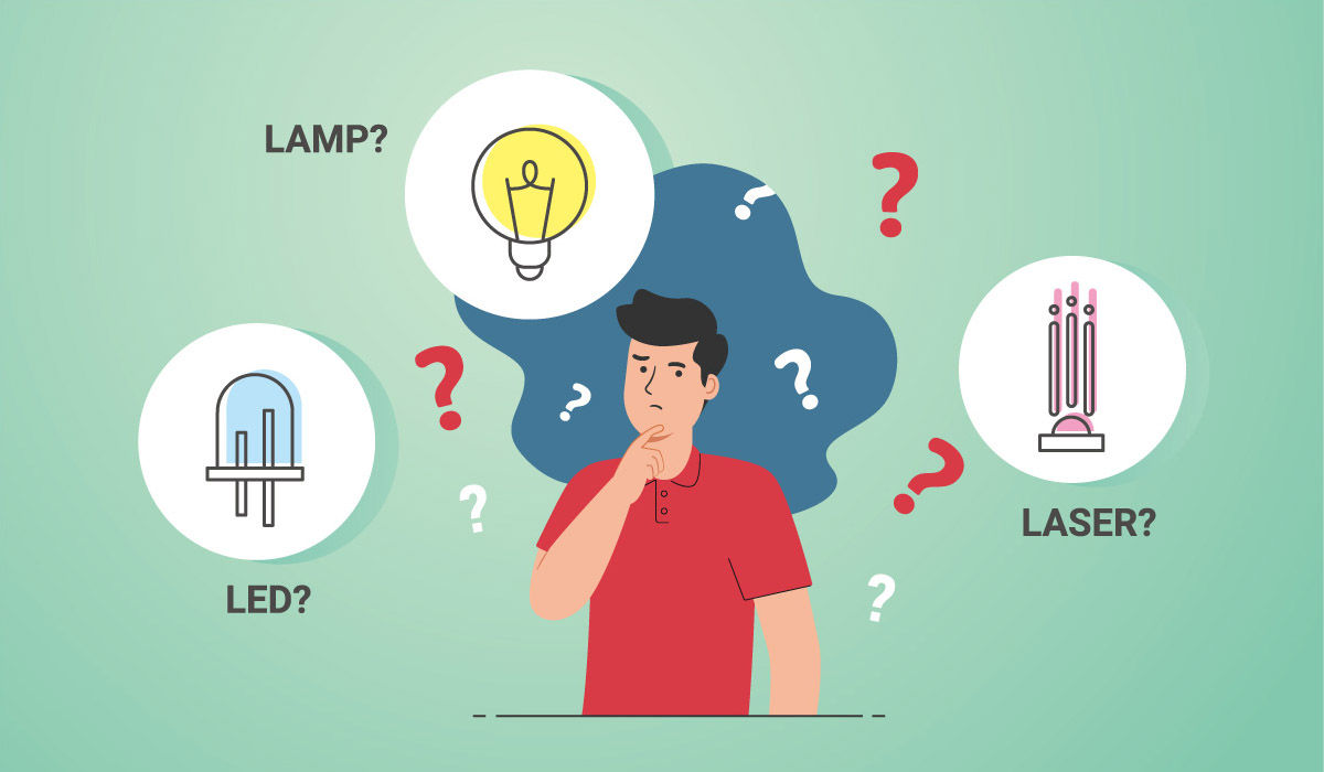 Lampe, LED oder Laser: Welche Beamer-Lichtquelle ist empfehlenswert?