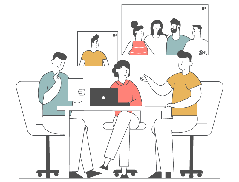 Prostřednictvím řešení BenQ pro spolupráci v zasedacích místnostech bude vaše organizace připravena pro přechod na model vzdálené nebo hybridní práce, kdykoli bude třeba.