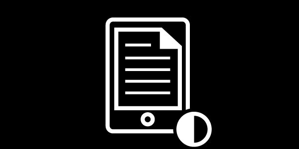 Das eReader-Display balanciert Text und Hintergrund aus, um eine lange Lesedauer augenfreundlich zu gestalten.