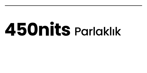 450nits Parlaklık