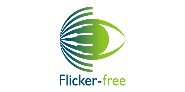 flicker-free technology eliminates flickering at all brightness levels to reduce eye strain, headaches, and decreased productivity