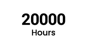 15,000 hrs of Extended Lamp Life 