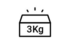 Compact and light under 3kg