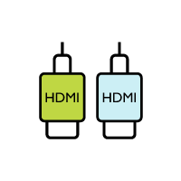 Dubbele HDMI biedt flexibelere connectiviteit tussen apparaten.