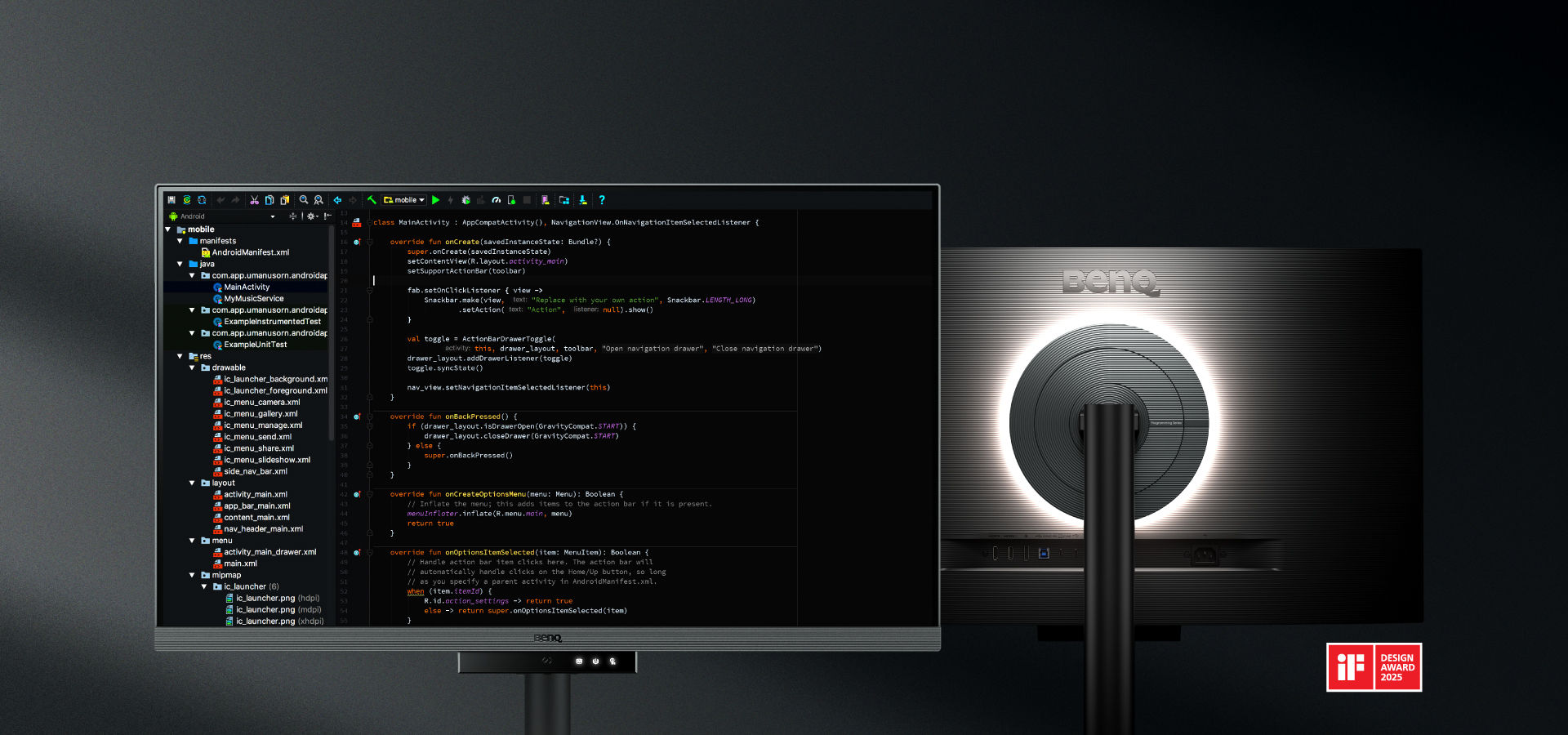 BenQ Programming Monitor RD Series, the world's first line of monitors custom crafted to meet the unique and extensive needs of programmers. 