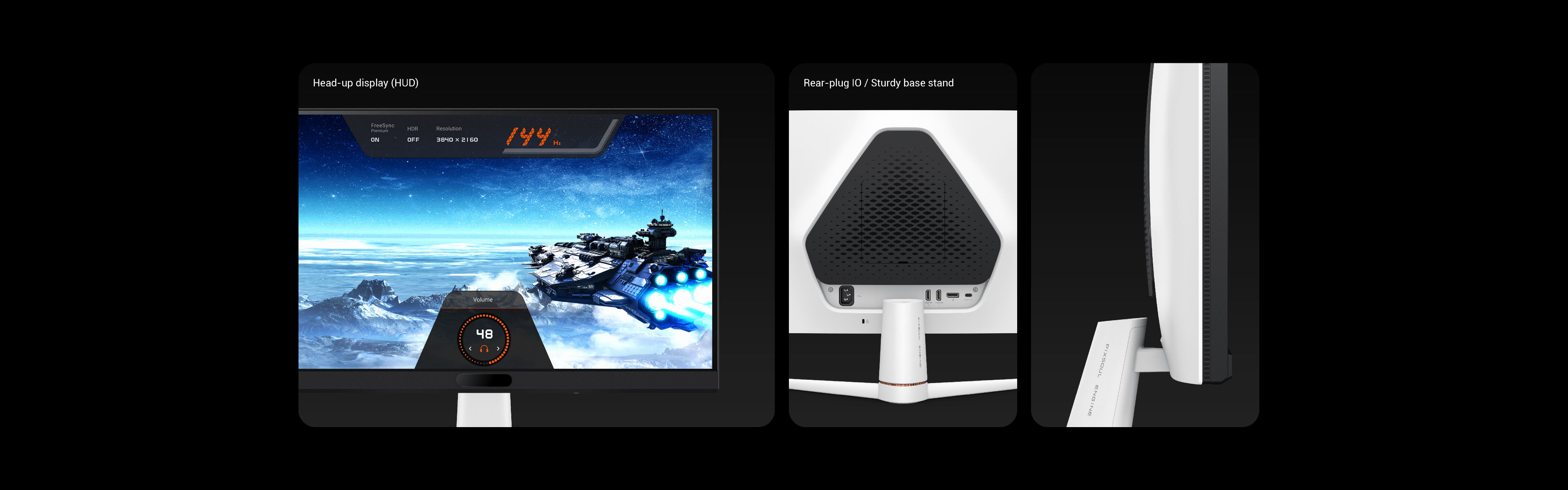 BenQ MOBIUZ Gaming Monitor with Cutting-edge Design Mirrors the Seek Lines of a Spacecraft