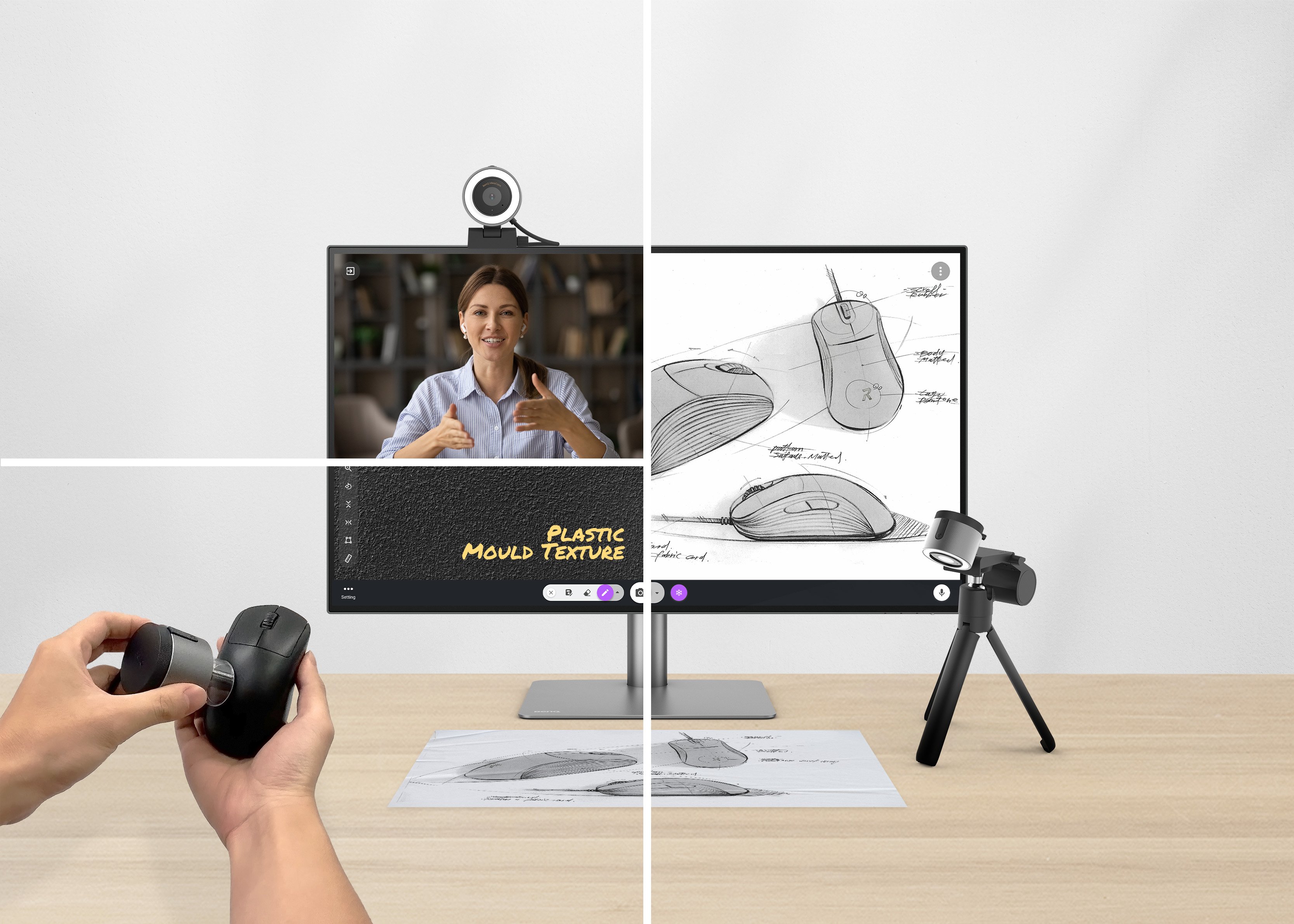 BenQ ideacam, an all-in-one webcam