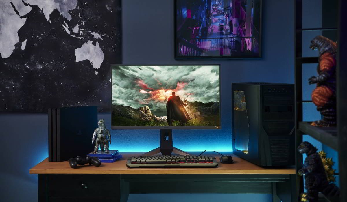 For 144Hz 1ms high speed gaming in 1080p, choose monitors in the 25”-27” range for best results