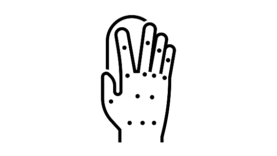 Icon representing experimental measurement in ergonomic research.
