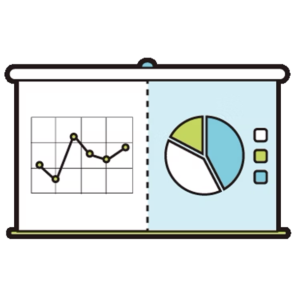 Infographic 資訊圖表模式，圖表鮮豔且細節銳利